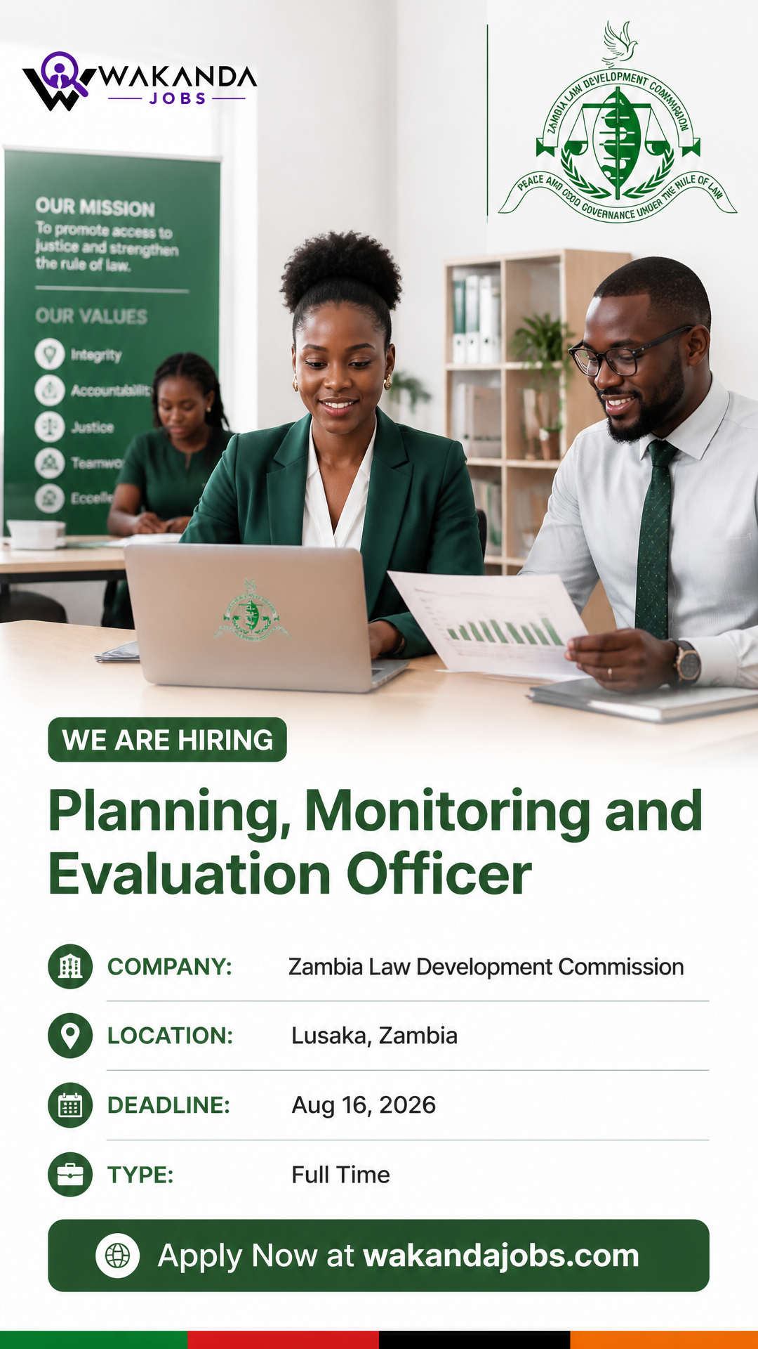 Planning, Monitoring and Evaluation Officer