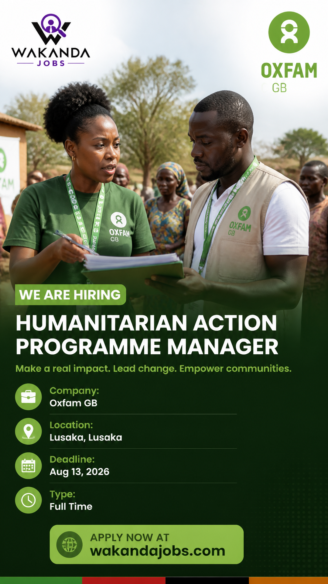 Humanitarian Action Programme Manager