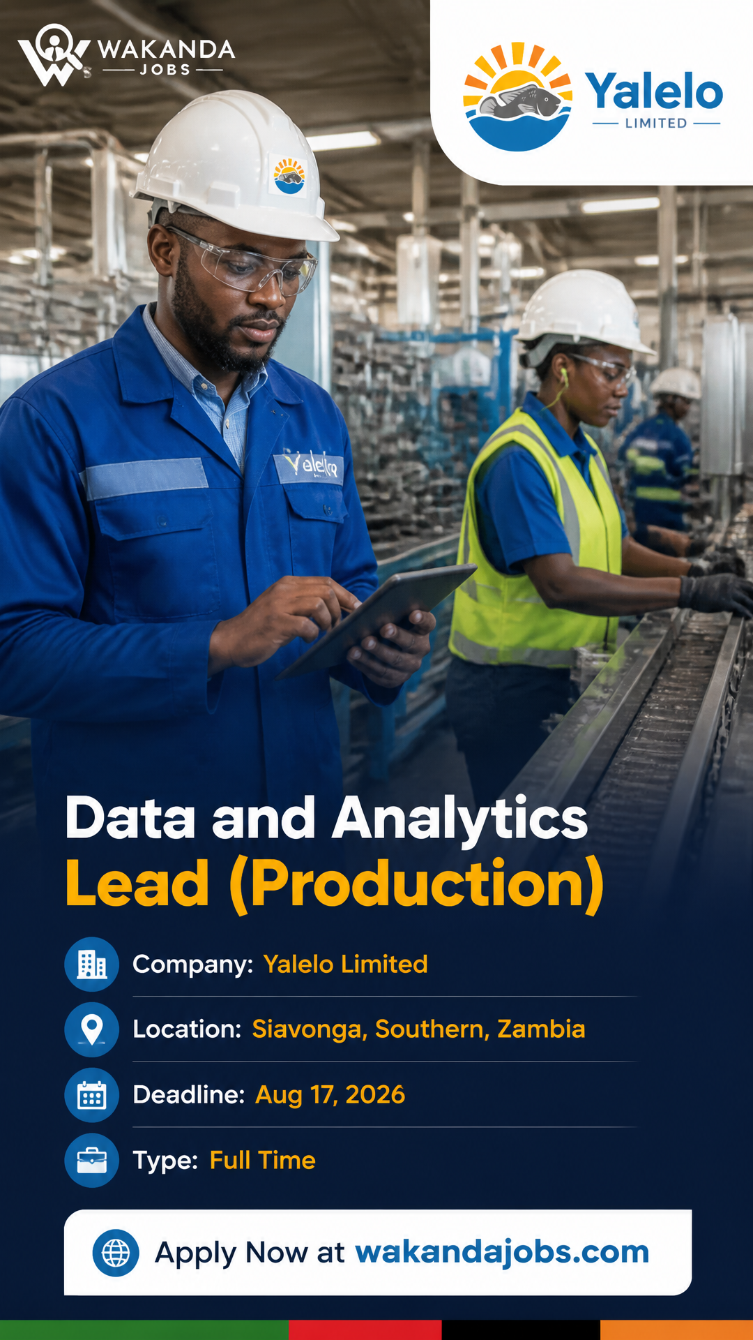 Data and Analytics Lead (Production)
