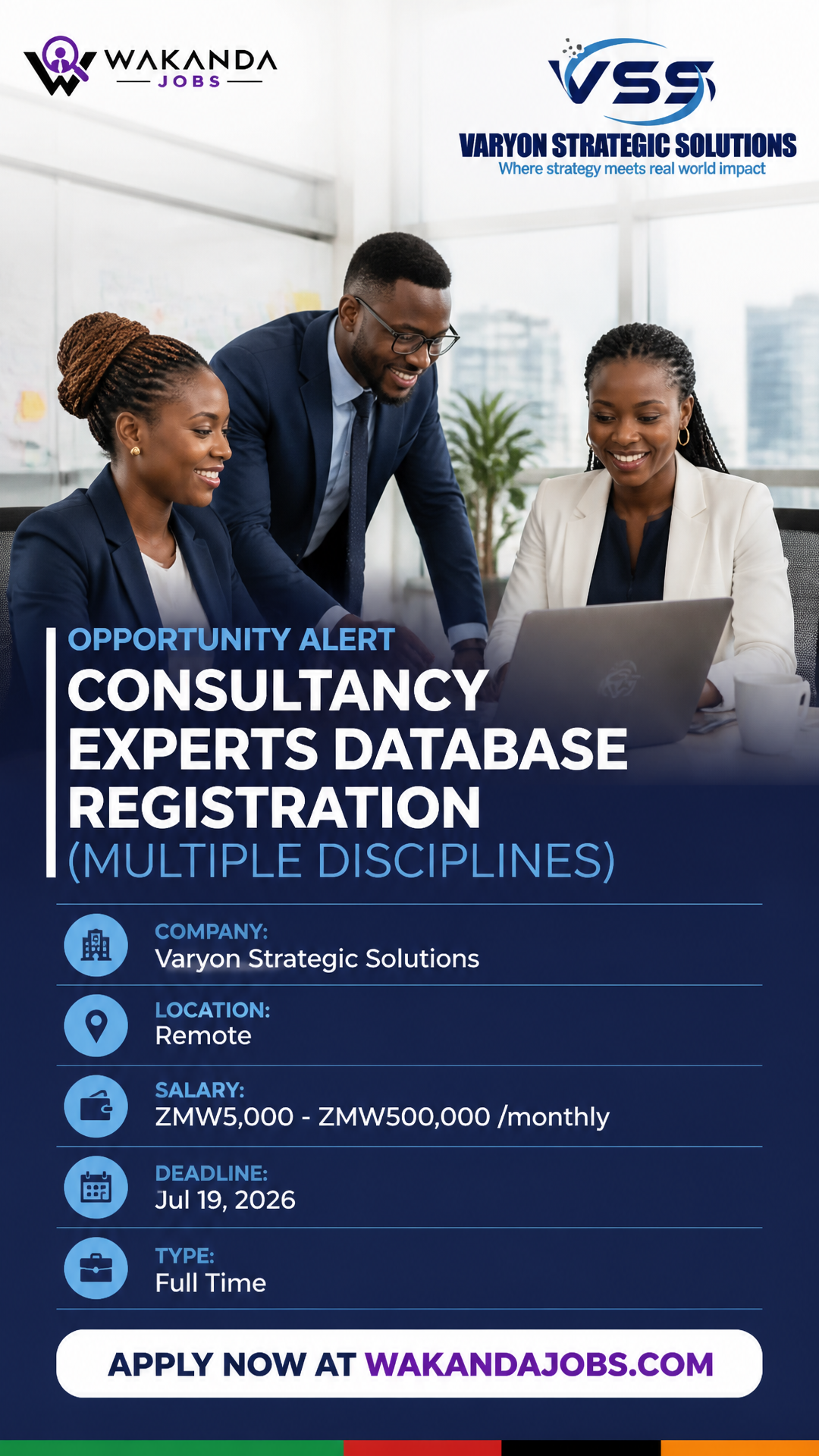 Consultancy Experts Database Registration (Multiple Disciplines)