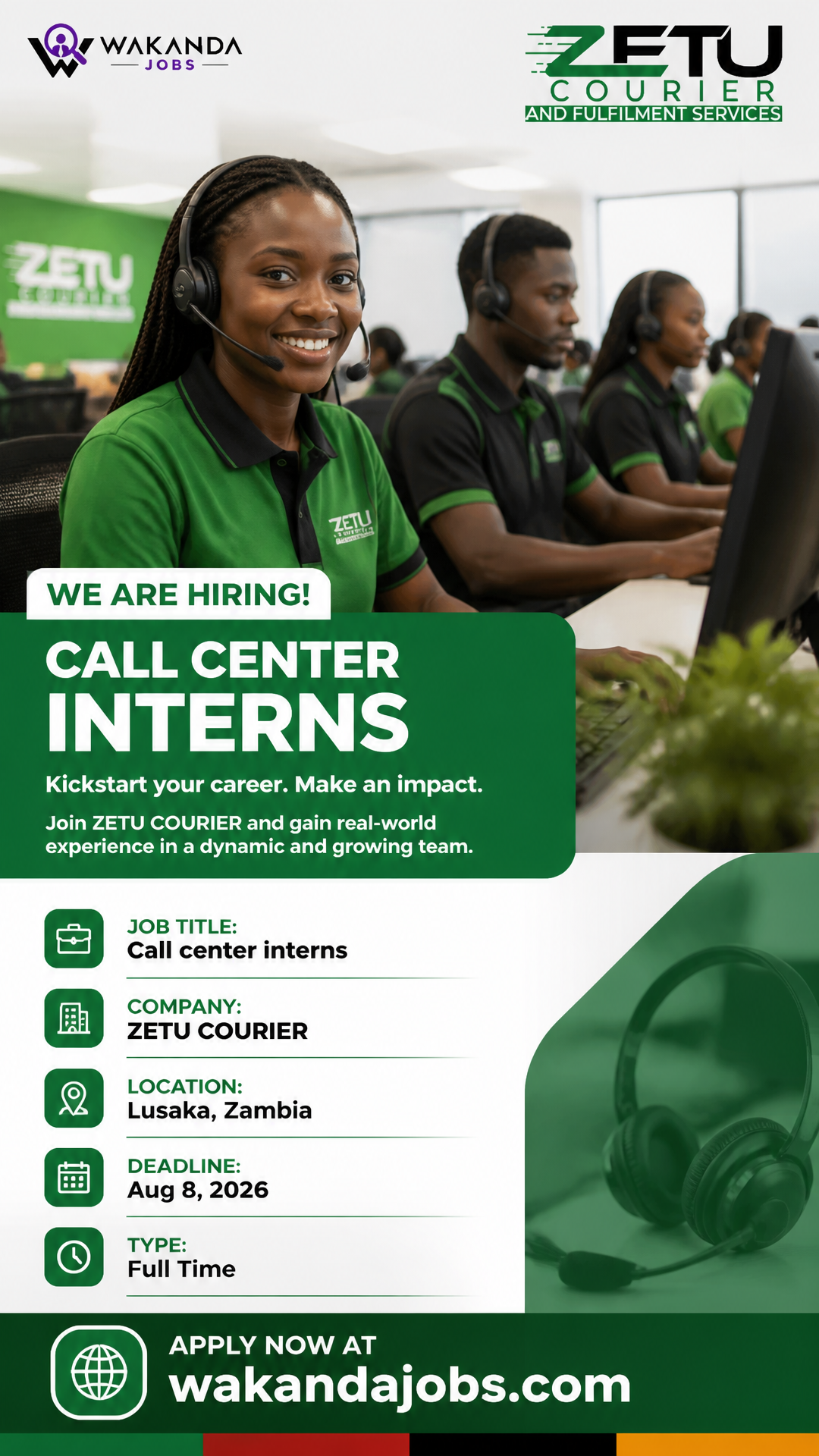 Call center interns