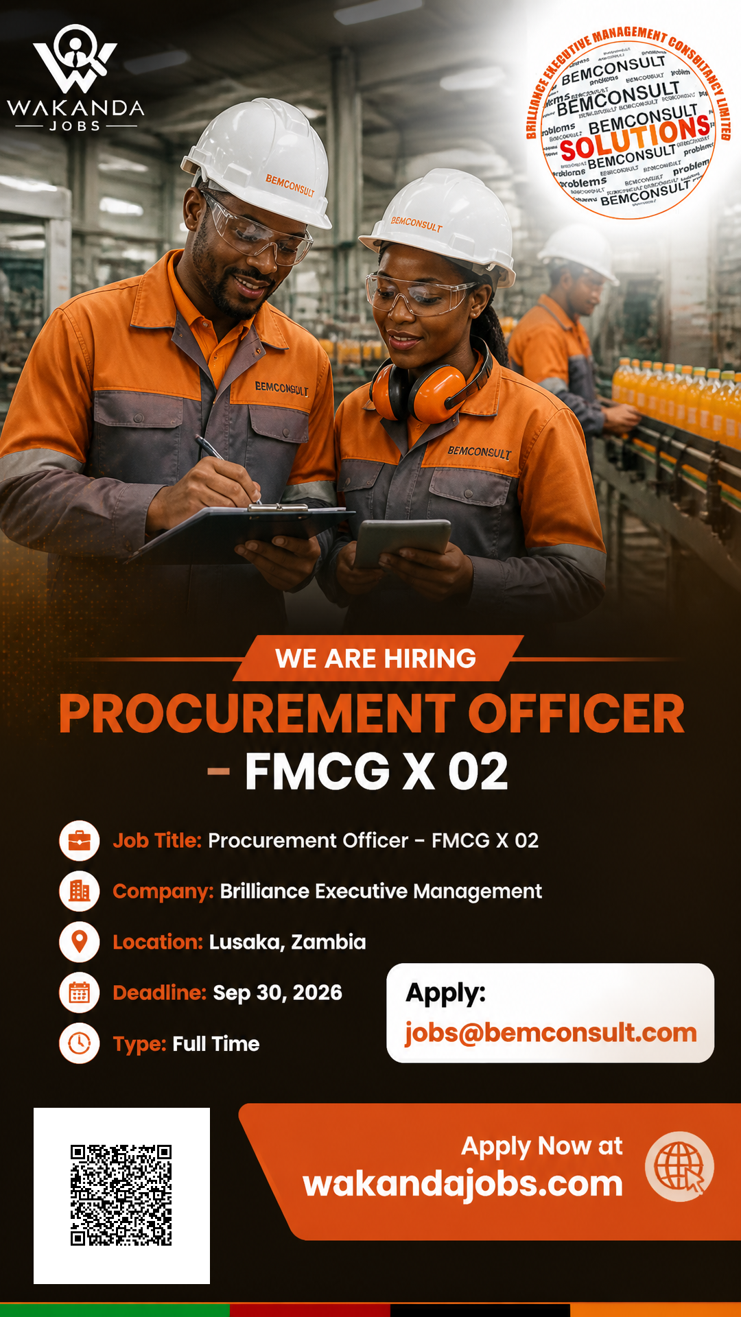 Procurement Officer – FMCG X 02