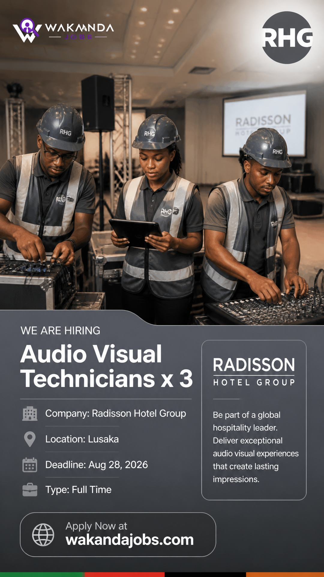 Audio Visual Technicians x 3
