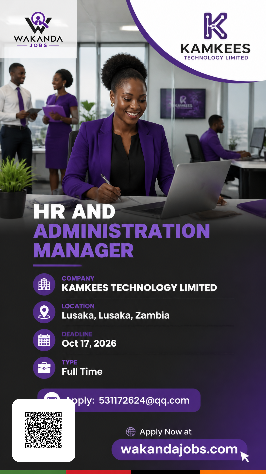 HR and Administration Manager