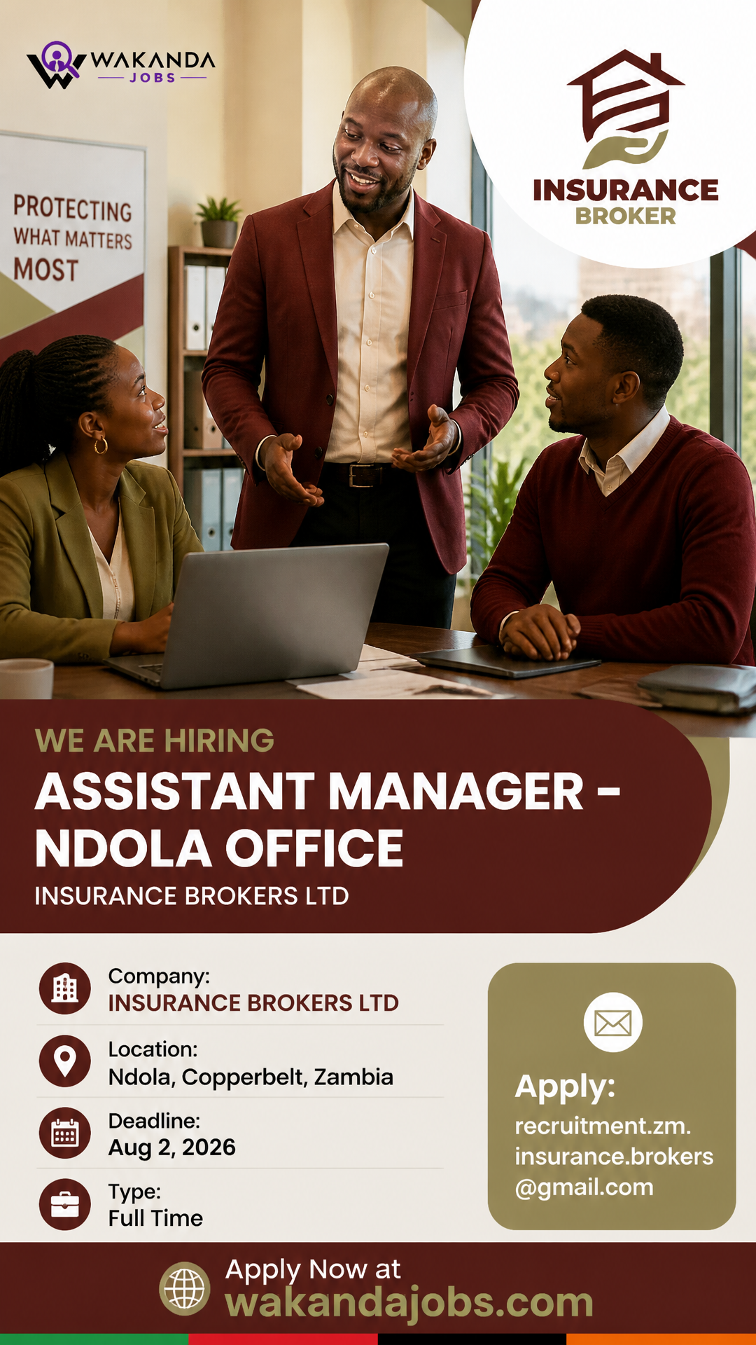 ASSISTANT MANAGER – NDOLA OFFICE